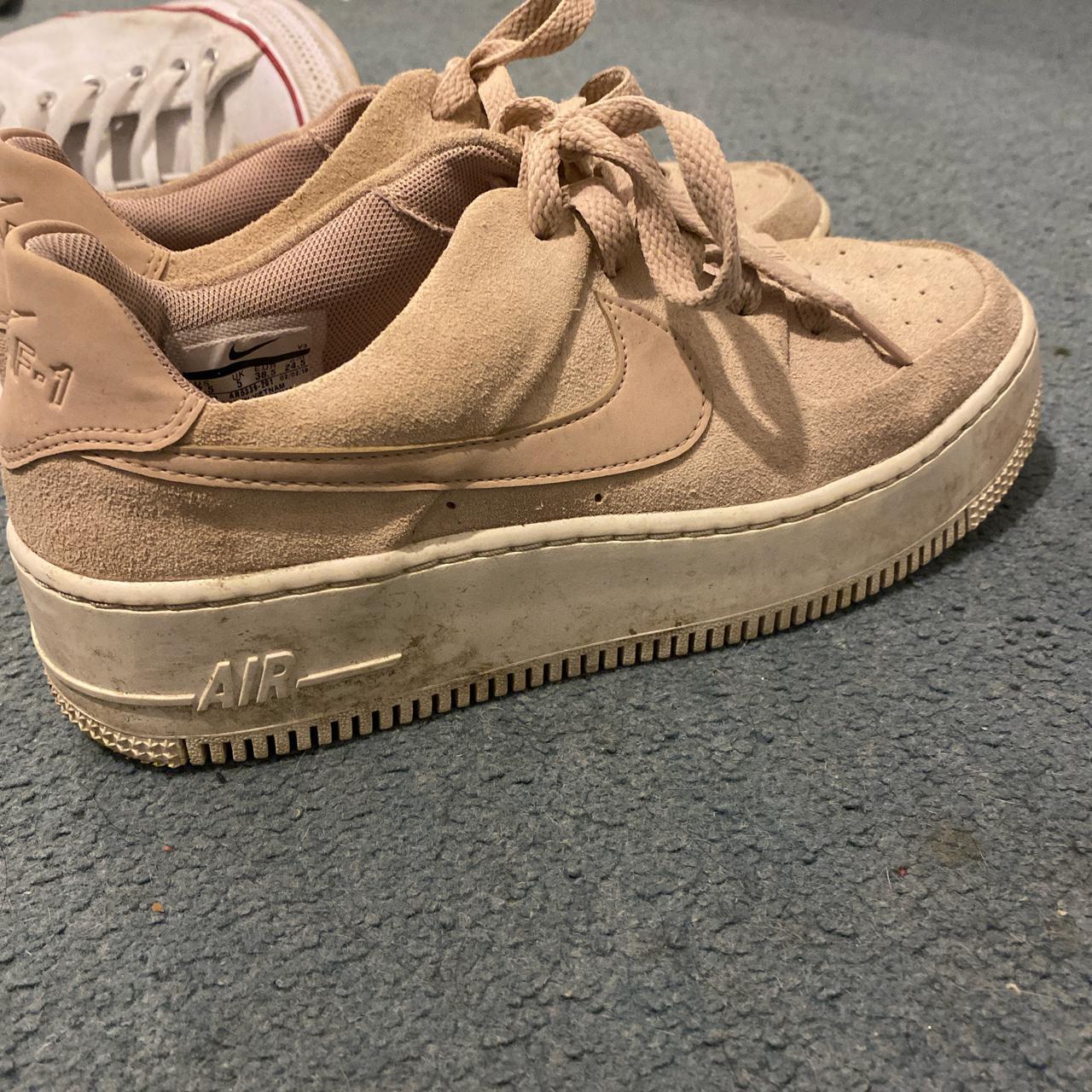 suede pink air force