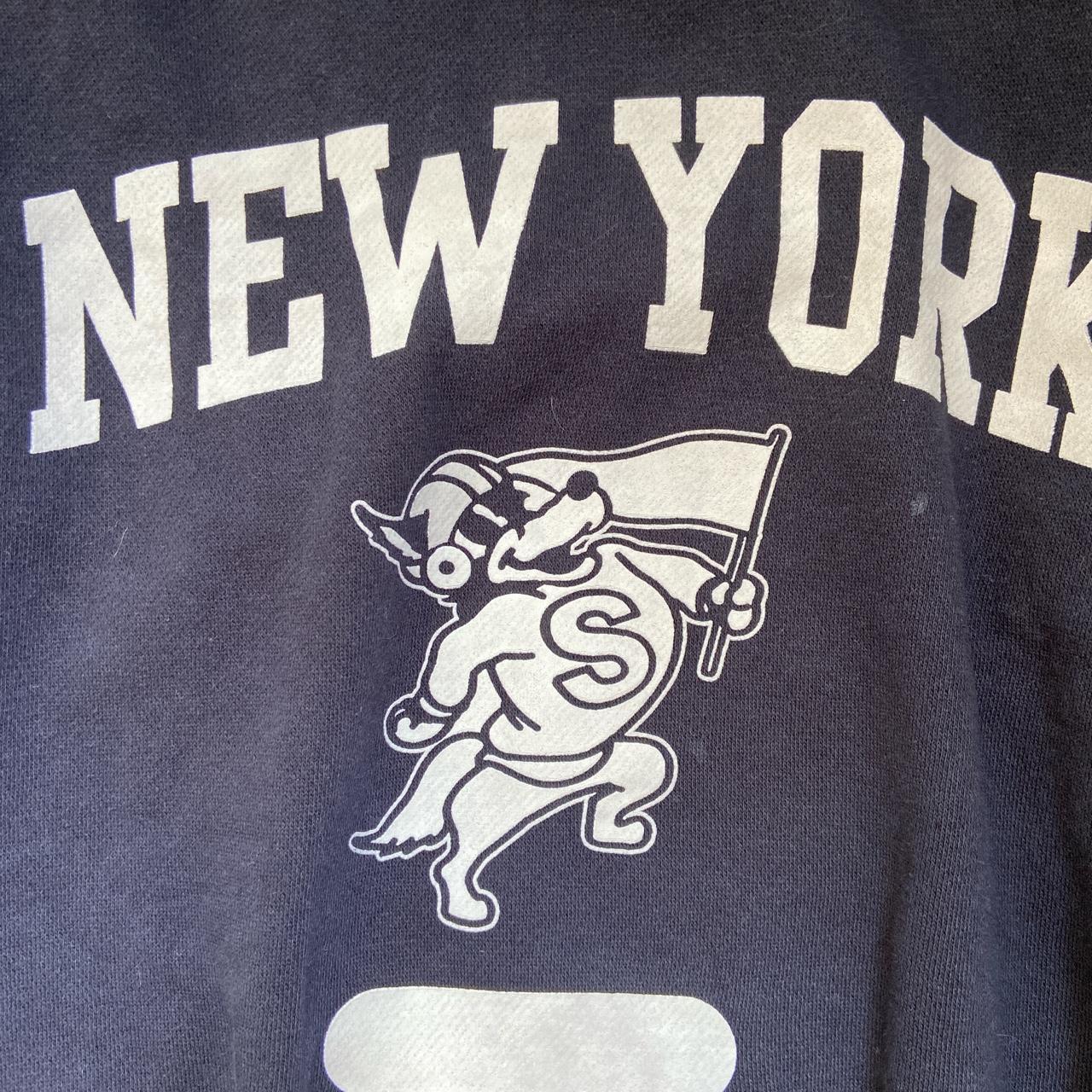 navy new york brandy melville crewneck brandy navy... Depop