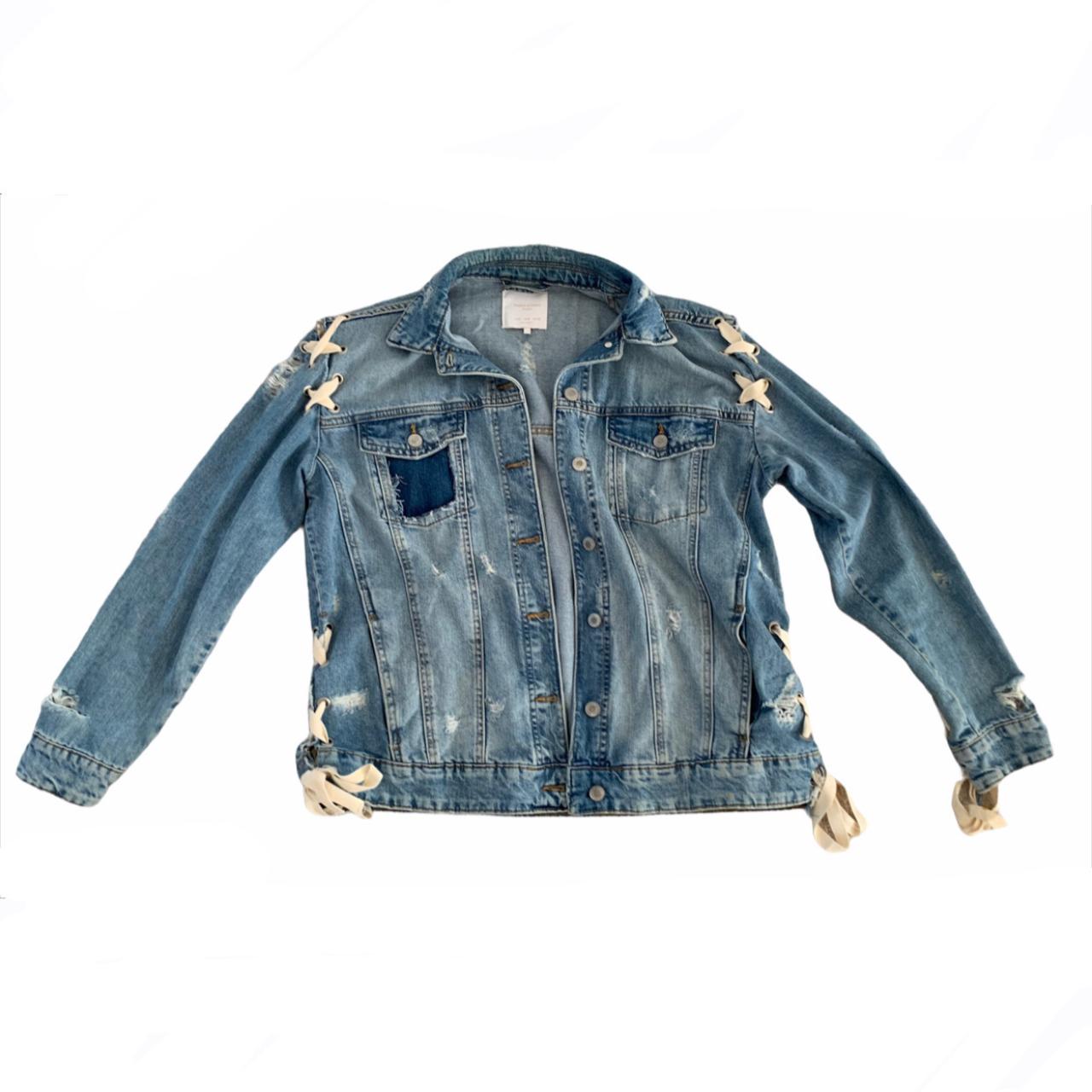 Zara Trafaluc Denim Jacket Has Lots Of Distressing Depop