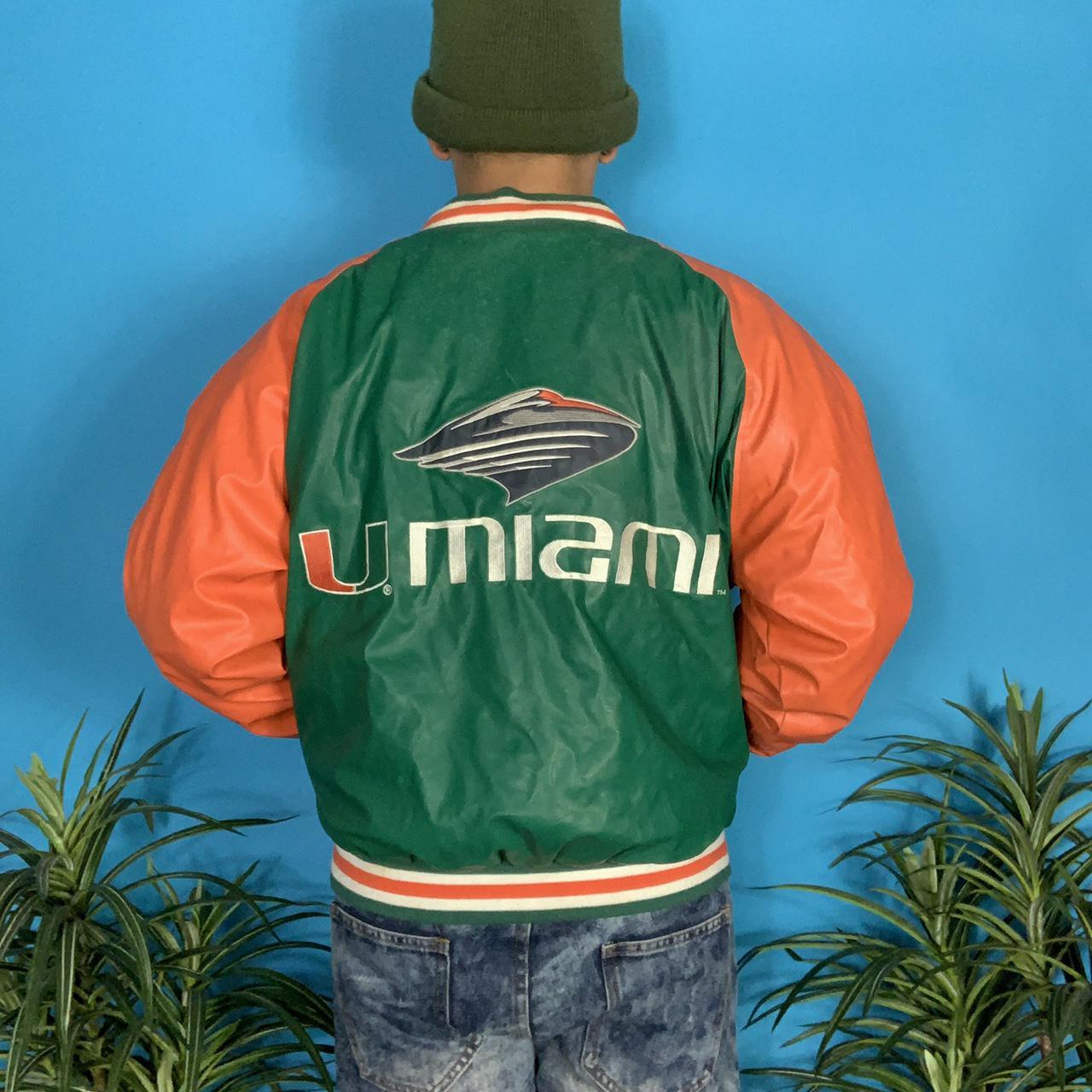 miami hurricanes bomber jacket