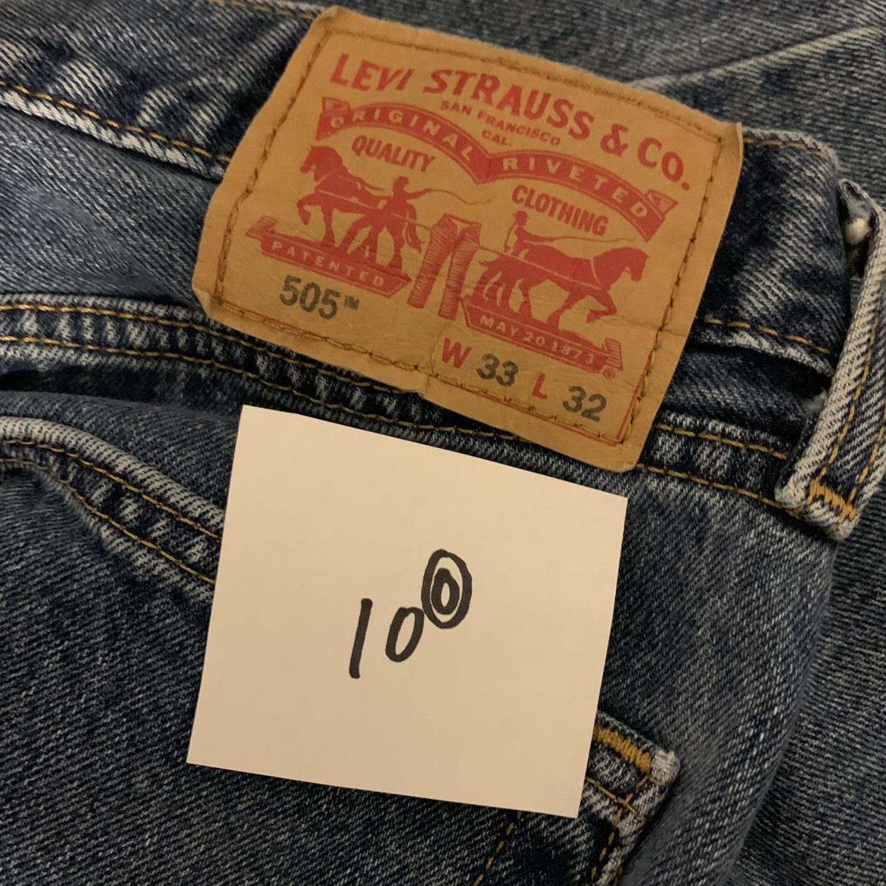 levis 505 33x32