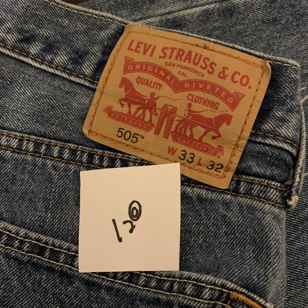 levis 505 33x32