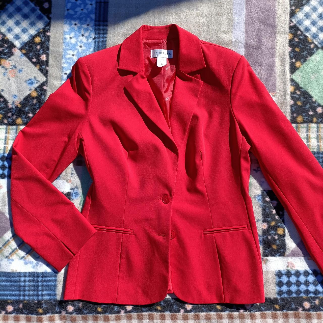 Liz Jordan jacket Beautiful sharp red, perfect for... - Depop