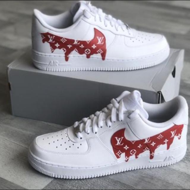 Used Air Force 1 x Louis Vuitton $100 OBO #lv - Depop