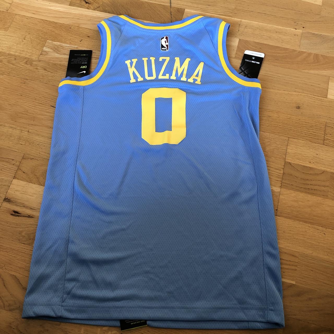 Nike Throwback Lakers Kyle Kuzma Jersey Large - - Depop