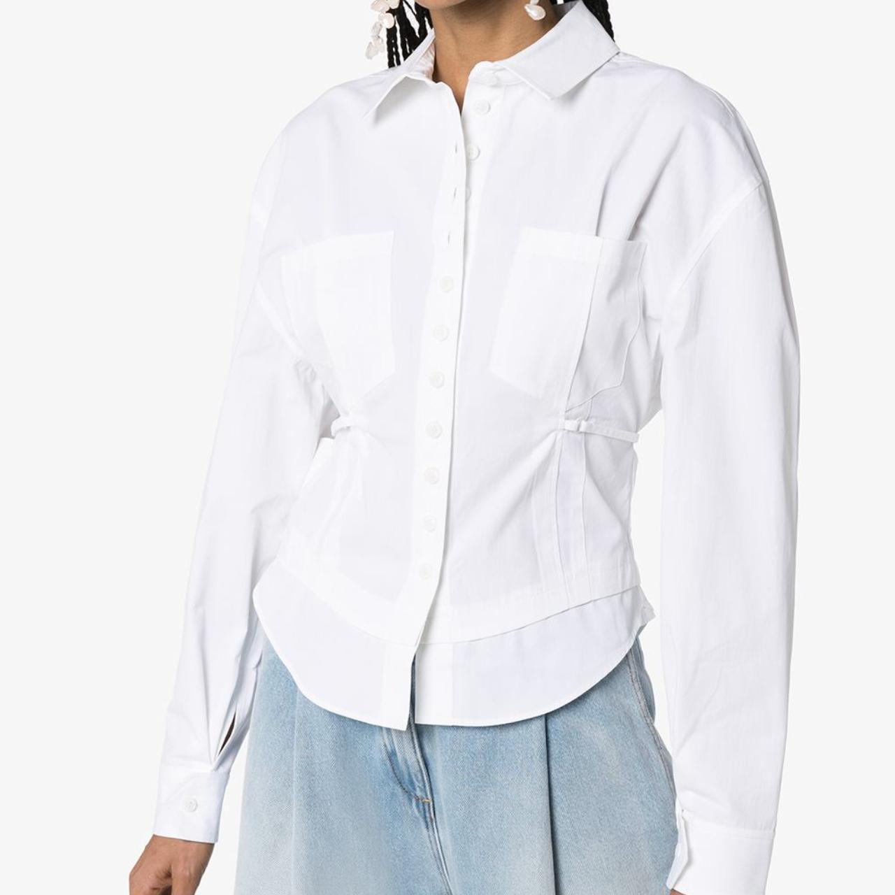 jacquemus oversized poplin shirt