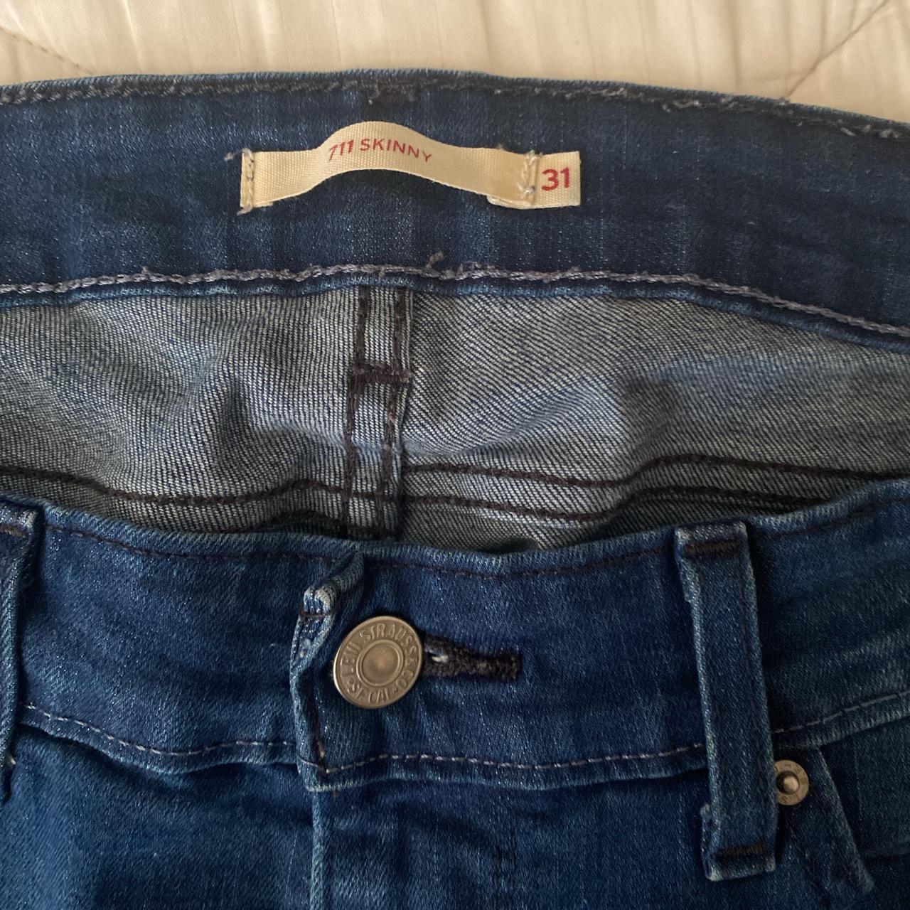 Skinny lightly worn Levi’s. 31 inch waist (size... - Depop