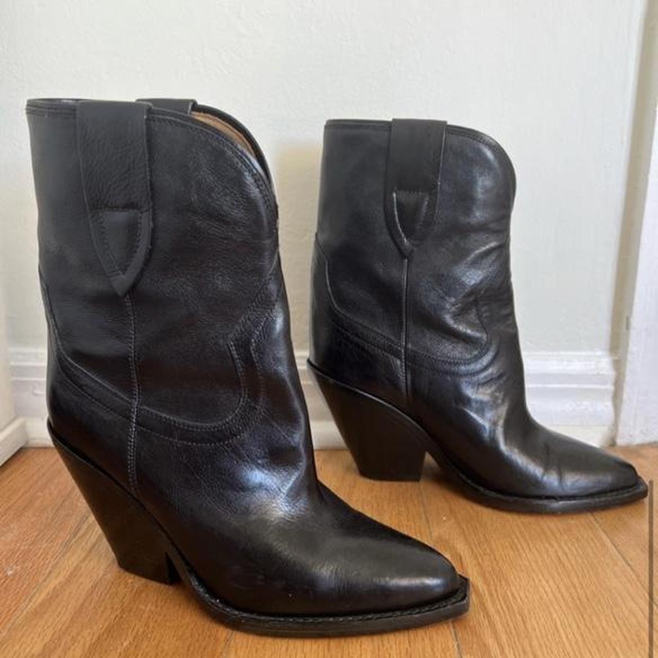 Isabel Marant Leyane Western Style Mid Calf Boot New... - Depop