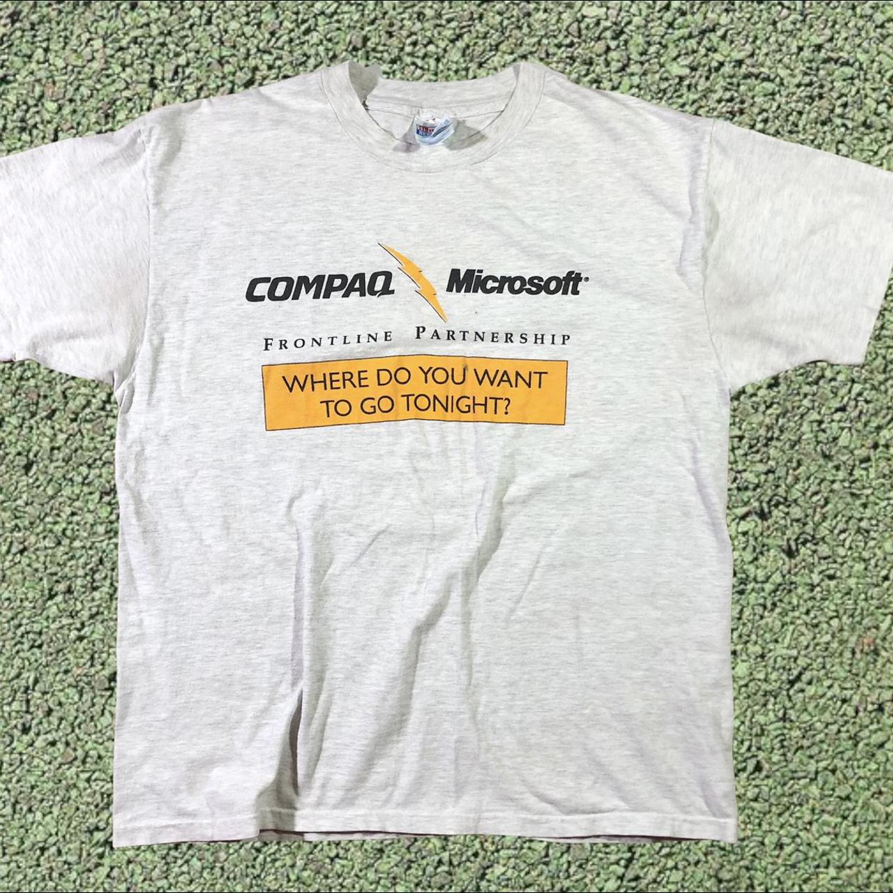 Hanes Men's White and Grey T-shirt
