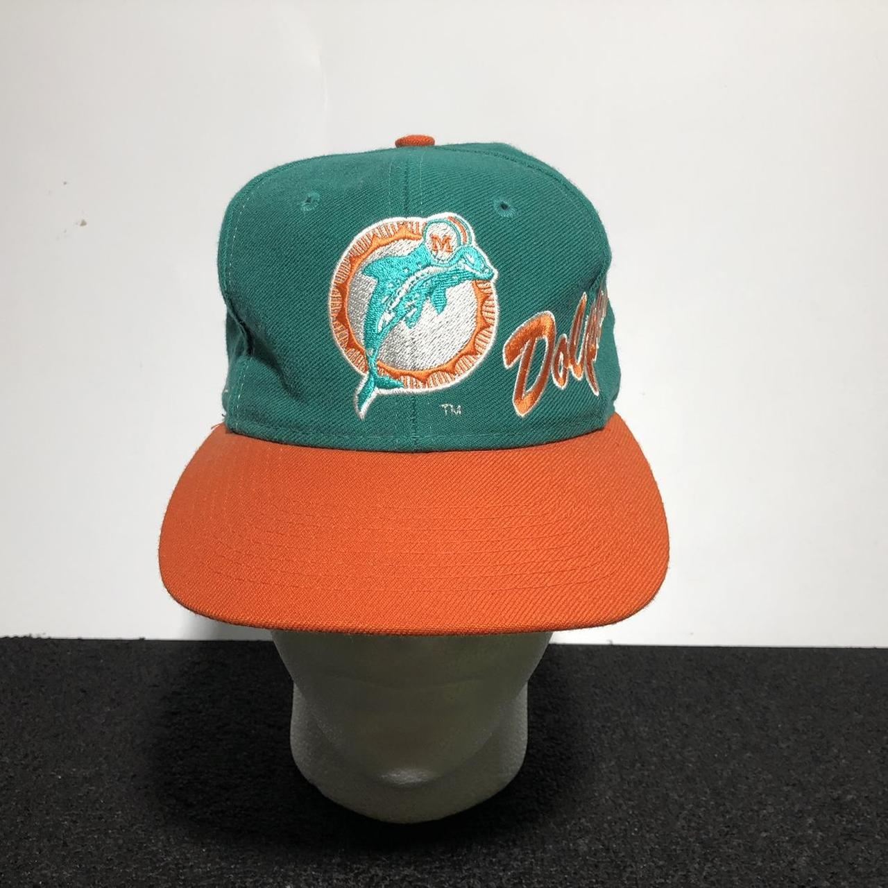 Vintage Miami Dolphins Apex One Snapback Hat Cap - Depop