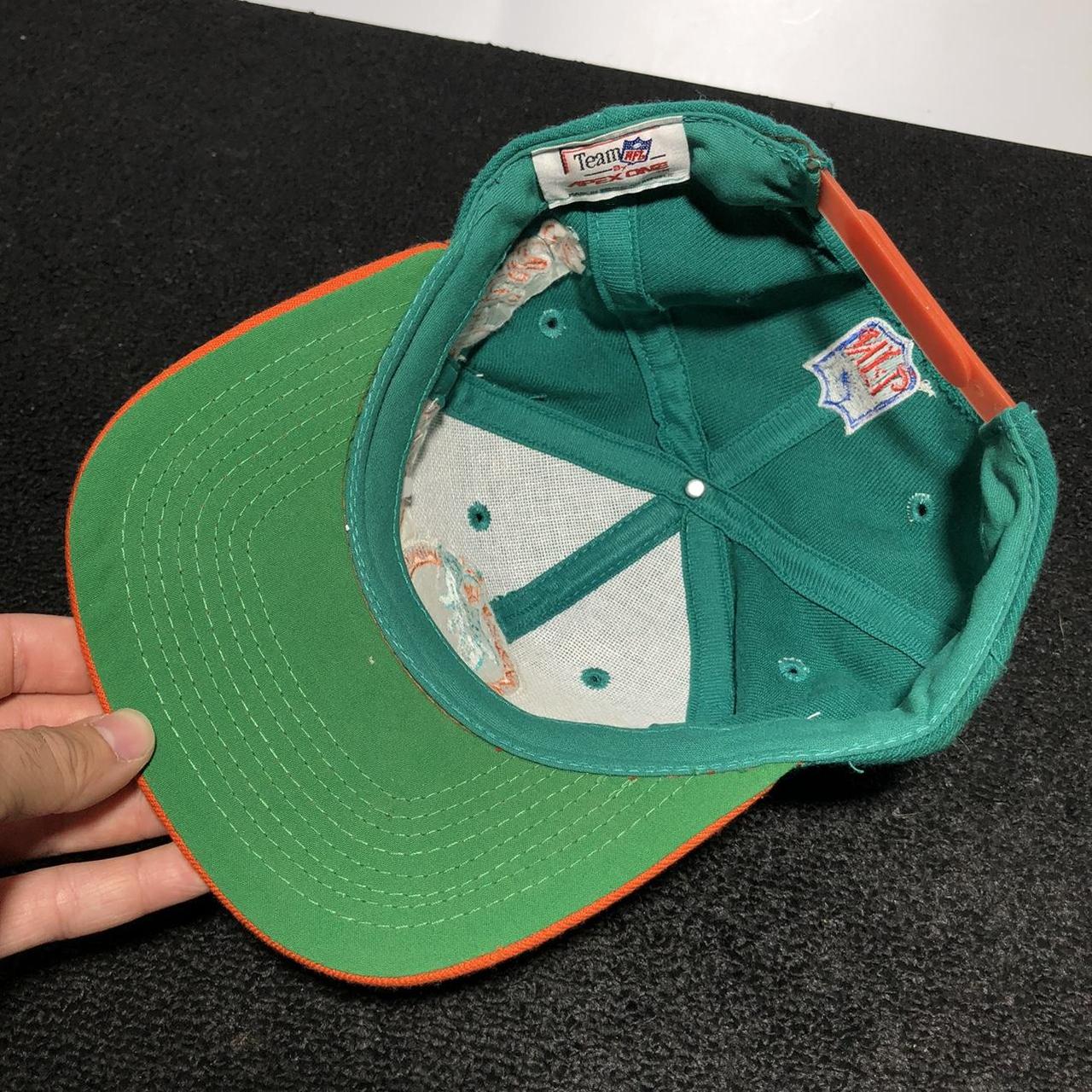 Vintage Miami Dolphins Apex One Snapback Hat Cap - Depop