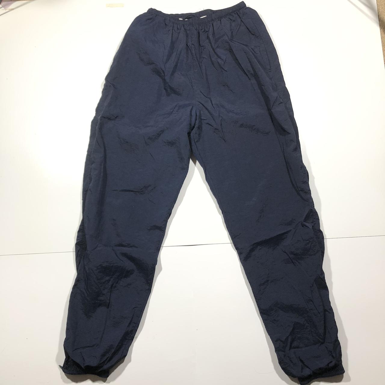 Vintage 90s Nike Navy Track Pants Sweatpants. Very... - Depop