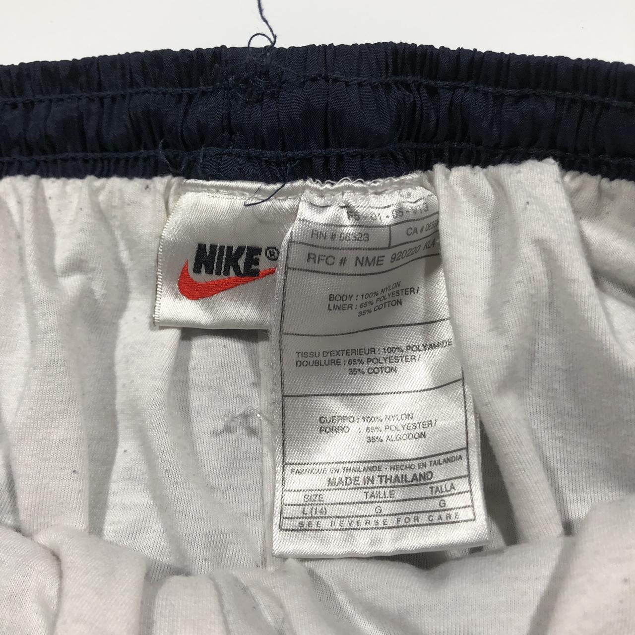 Vintage 90s Nike Navy Track Pants Sweatpants. Very... - Depop