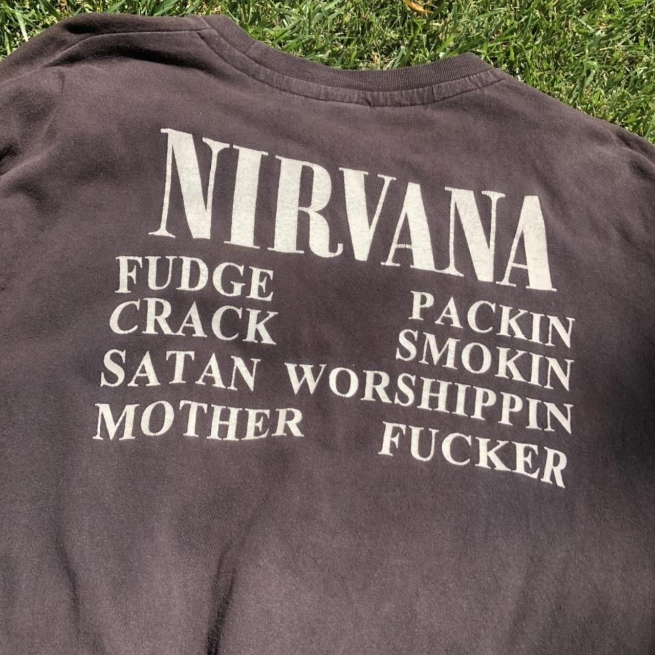 Super sick/rare Nirvana vestibule long... - Depop