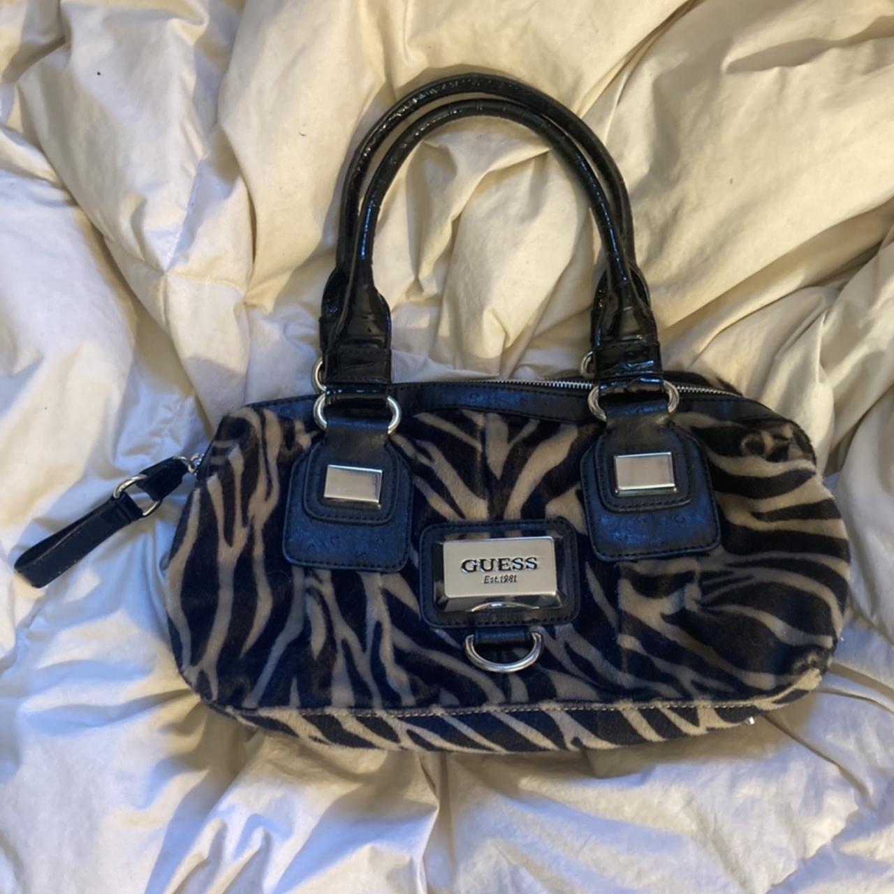 guess zebra bag