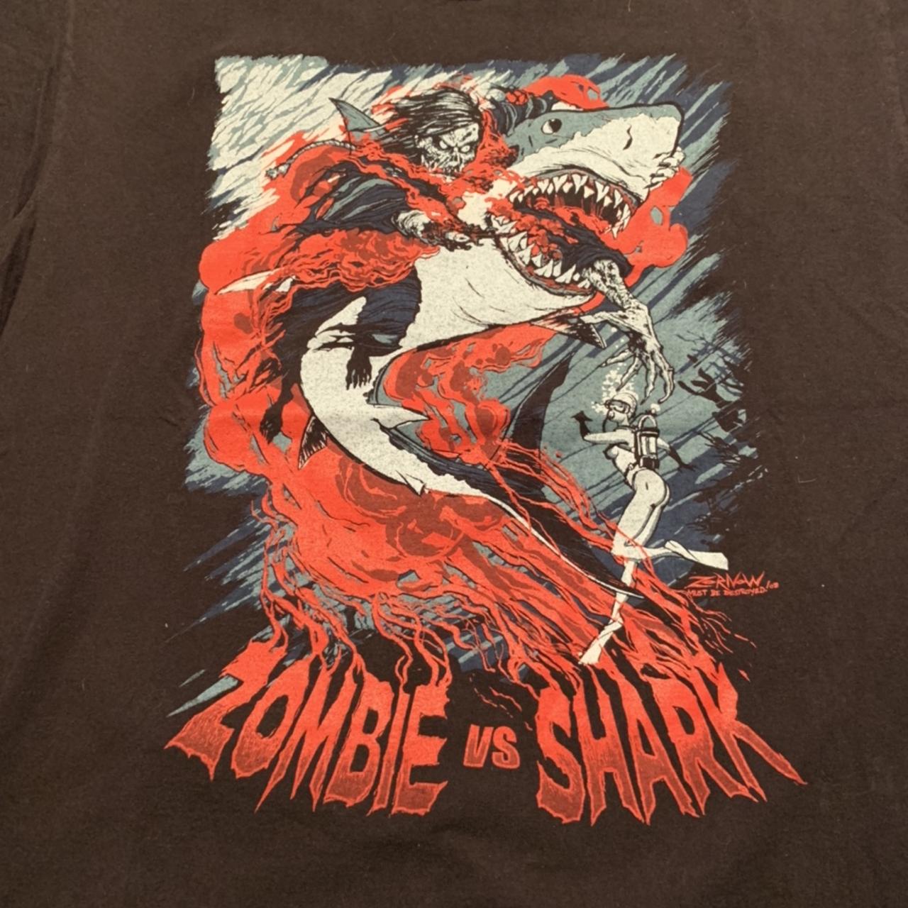 Zombie Vs Shark Like new, rarely worn. Size... Depop