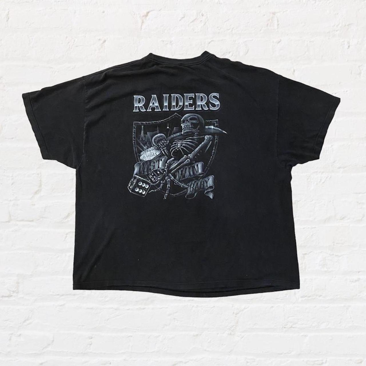 NFL Las Vegas Raiders men's oversized jersey - Depop