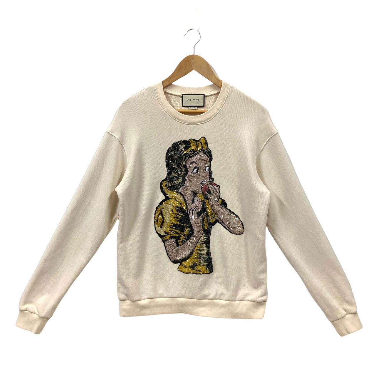 Cream gucci outlet sweatshirt