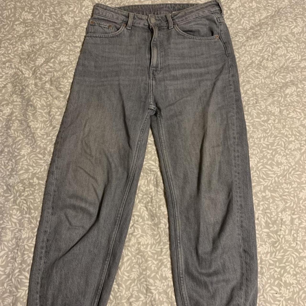 Grey Weekday Mom (Meg) Jeans Weekday Size 28w/28l... - Depop