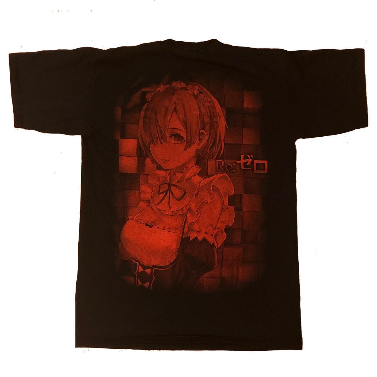 repop re zero rem and ram glitter tshirt! this is... Depop