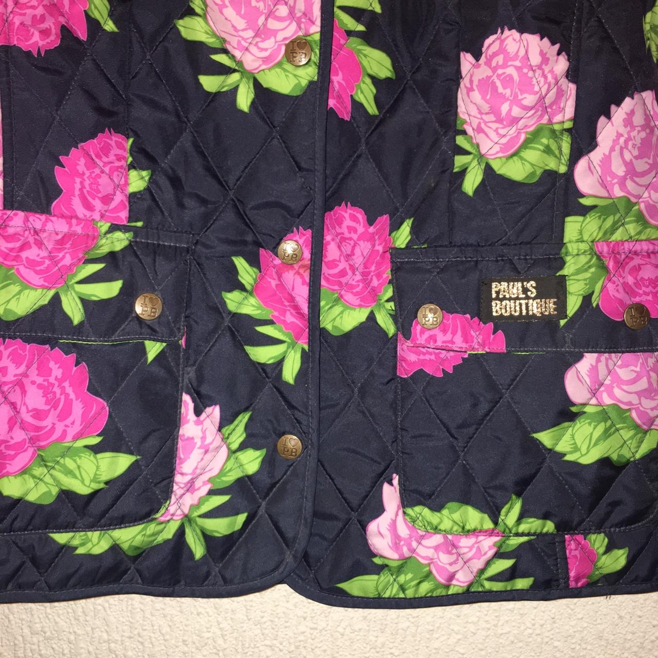 Women's Navy and Pink Jacket Depop