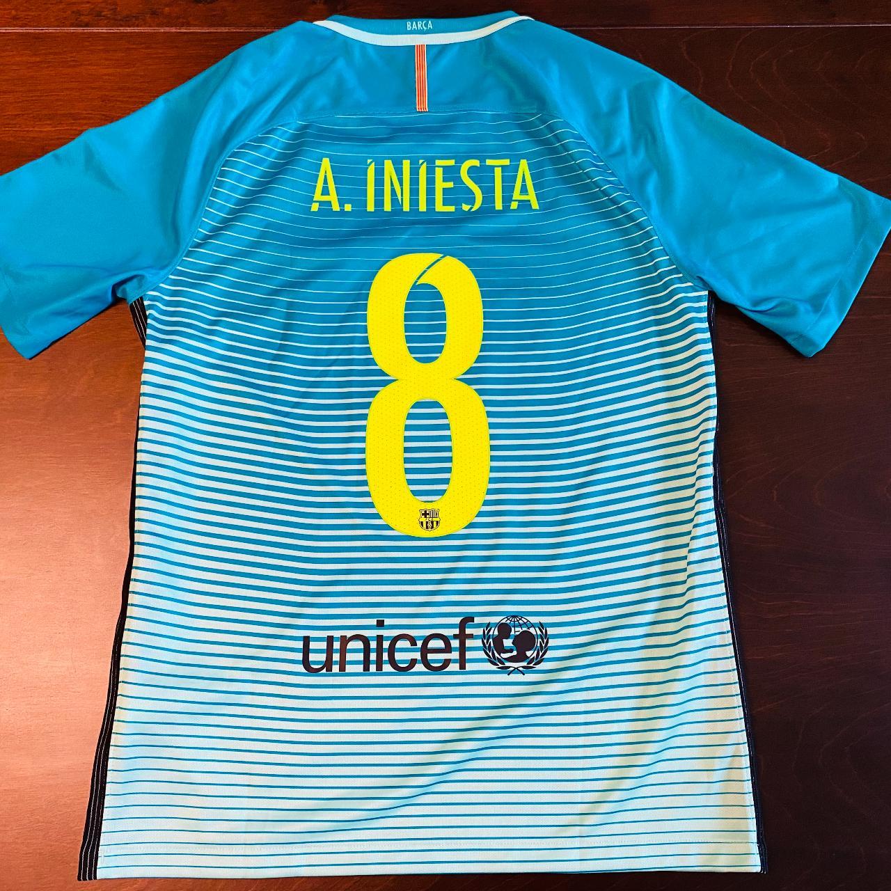 2016-2017 - Rare Barcelona FC Third Soccer Jersey -... - Depop