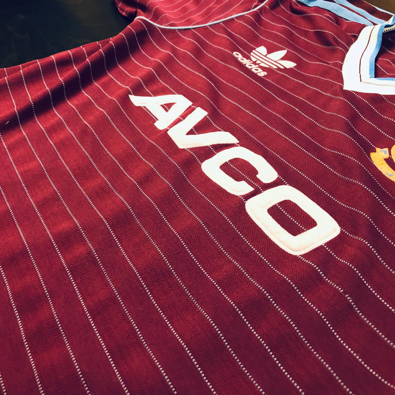 1985-1987 Vintage West Ham United Home Soccer Jersey | Depop