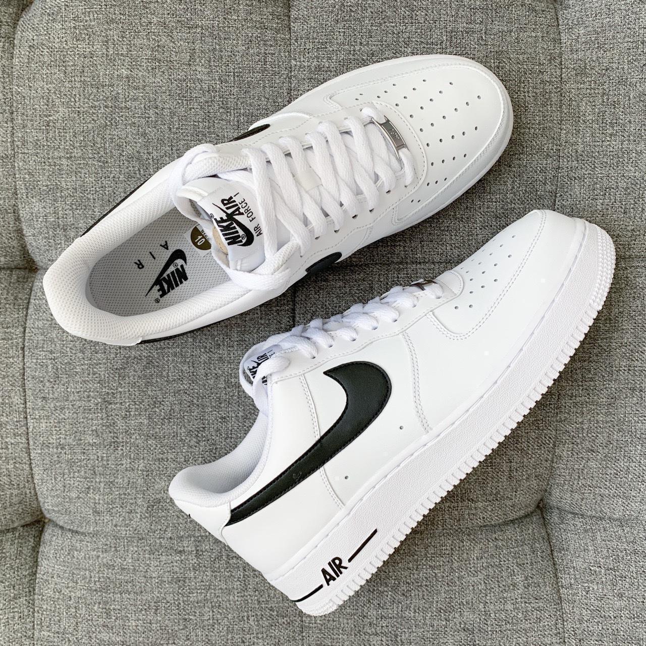 🤍🖤 Nike Air Force 1 AN20 white black shoes Men's... - Depop