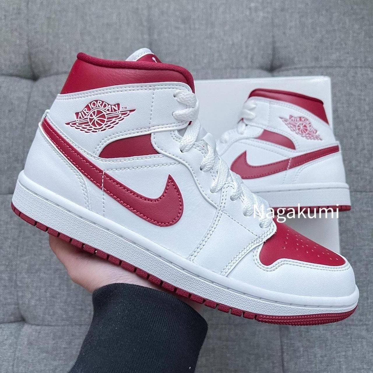 burgundy red jordans