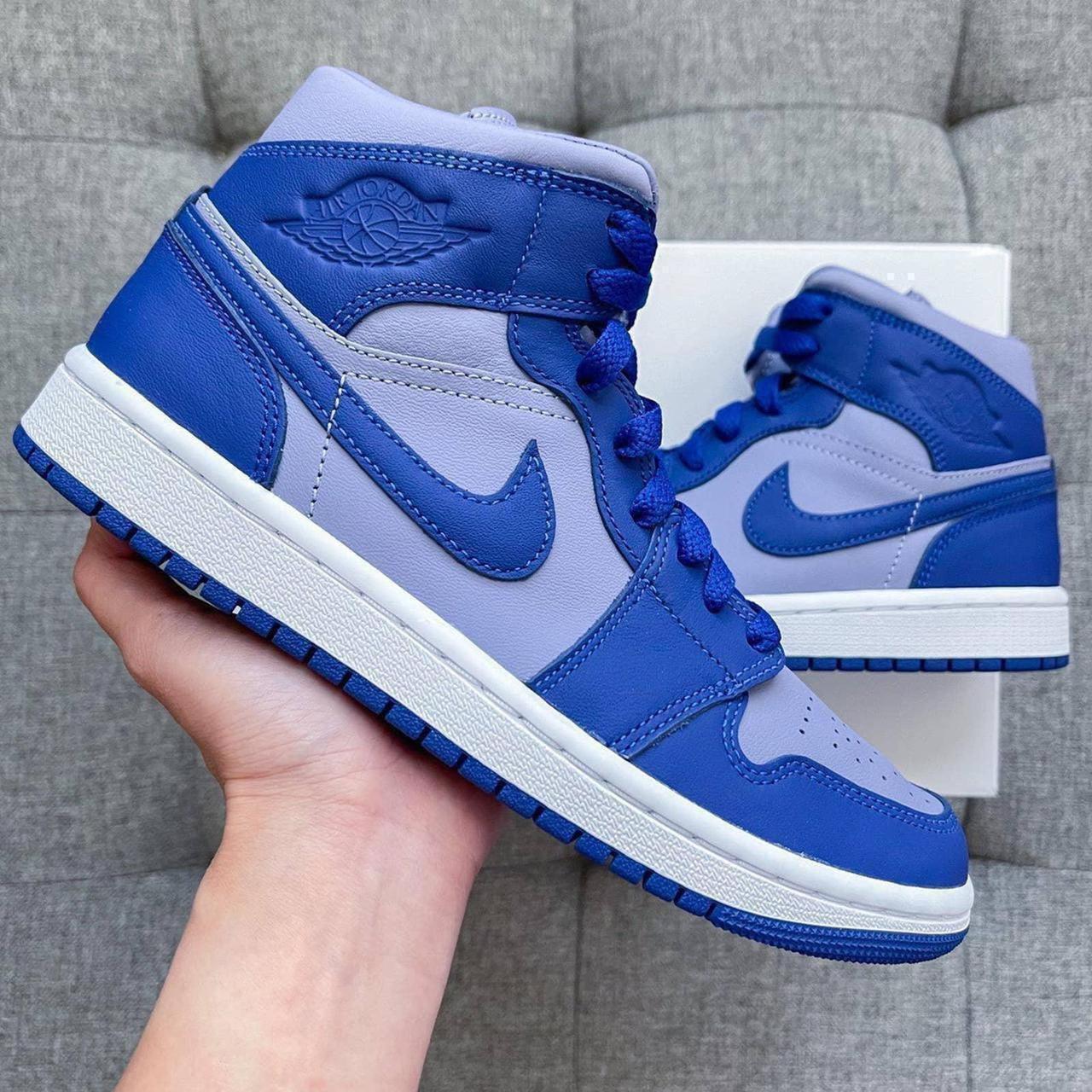 nike jordan 1 blue and purple