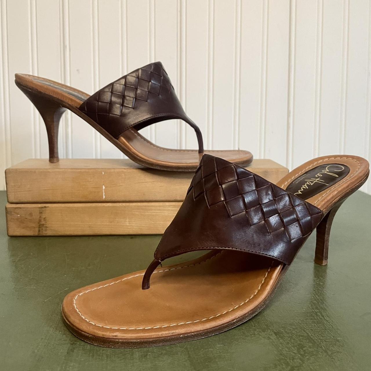 Cole Haan Braided Leather Sandals w