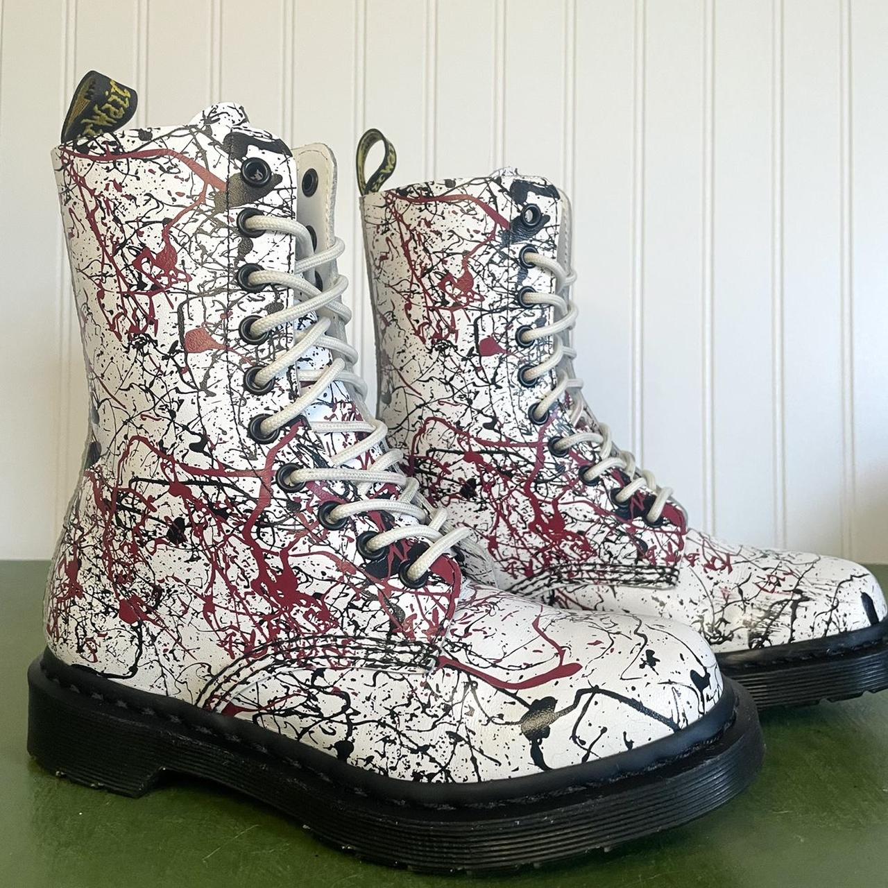 Dr martens paint splatter best sale