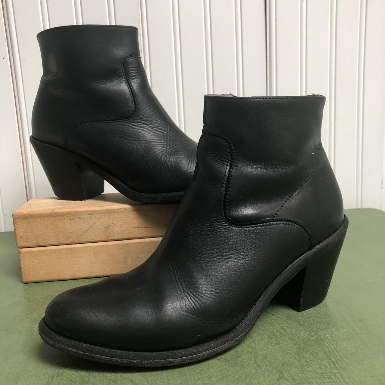 All Saints Leather Ankle Boots Great wardrobe... - Depop