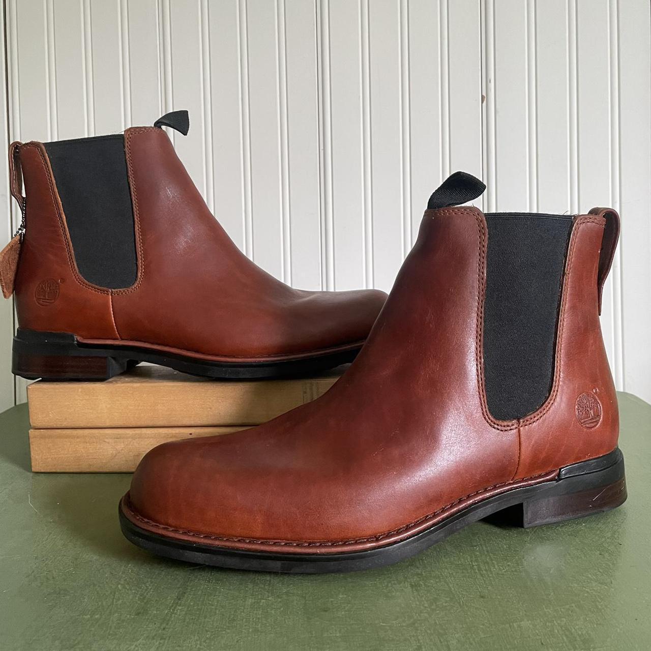 Malversar pronto Serrado Timberland Men's Brown Boots | Depop