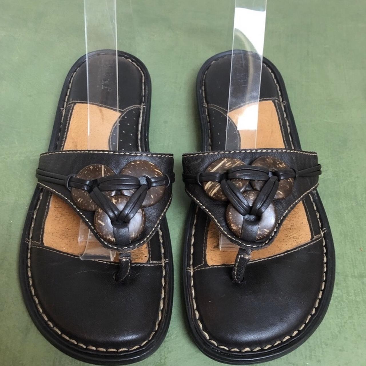 Born 2024 leather slides