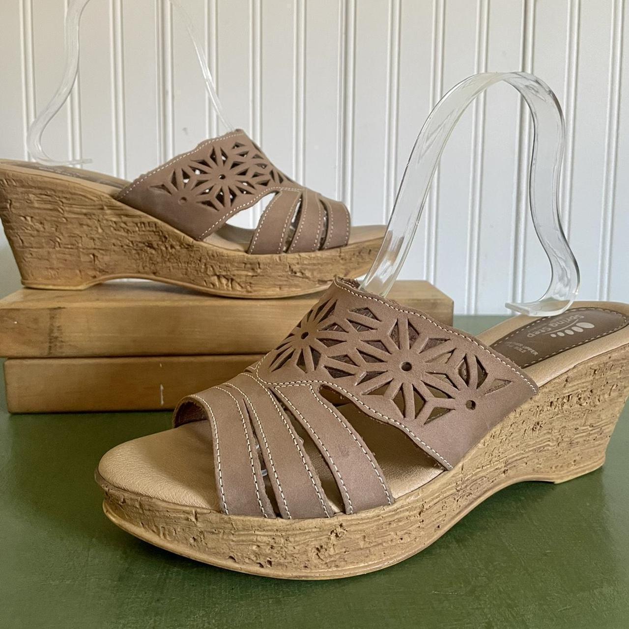 Spring step wedge on sale sandals