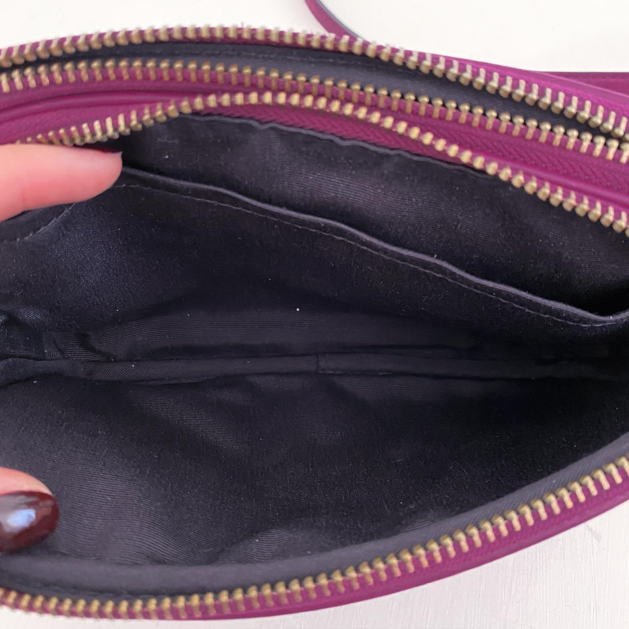 Coach x PacMan crossbody bag Maroon/purple leather... Depop