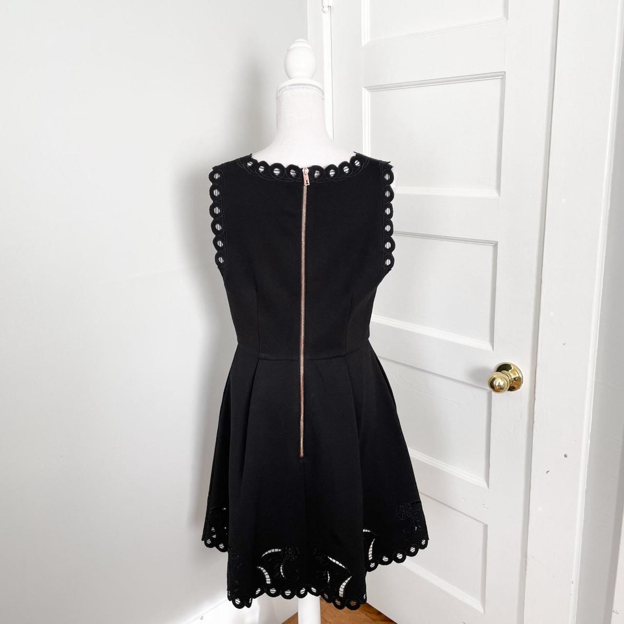 Ted Baker Emalise Dress in Black TB size 4... - Depop