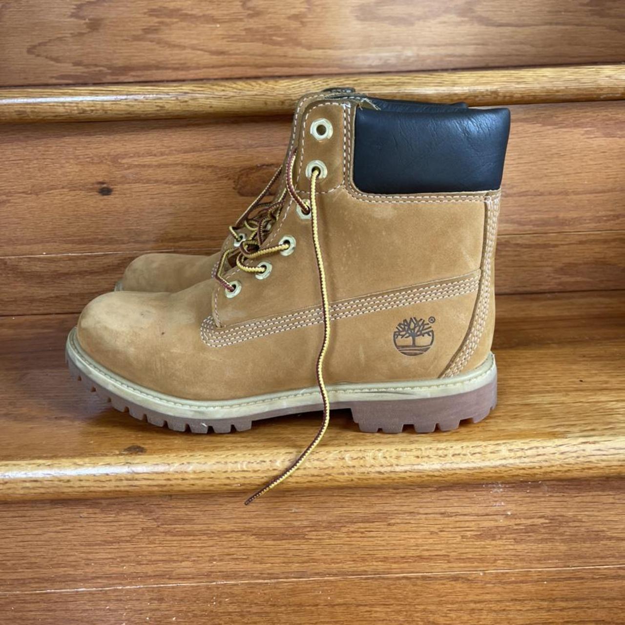 Wheat Timberland work boots Size 8 women/6.5 men... Depop