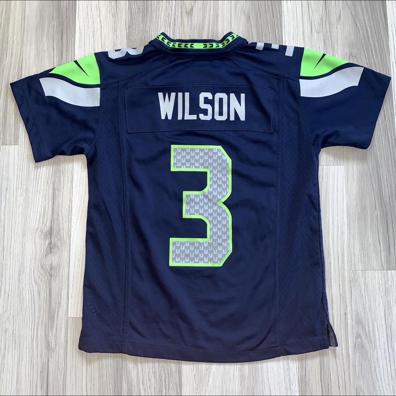 Nike Russell Wilson Seattle Seahawks Jersey. Youth - Depop