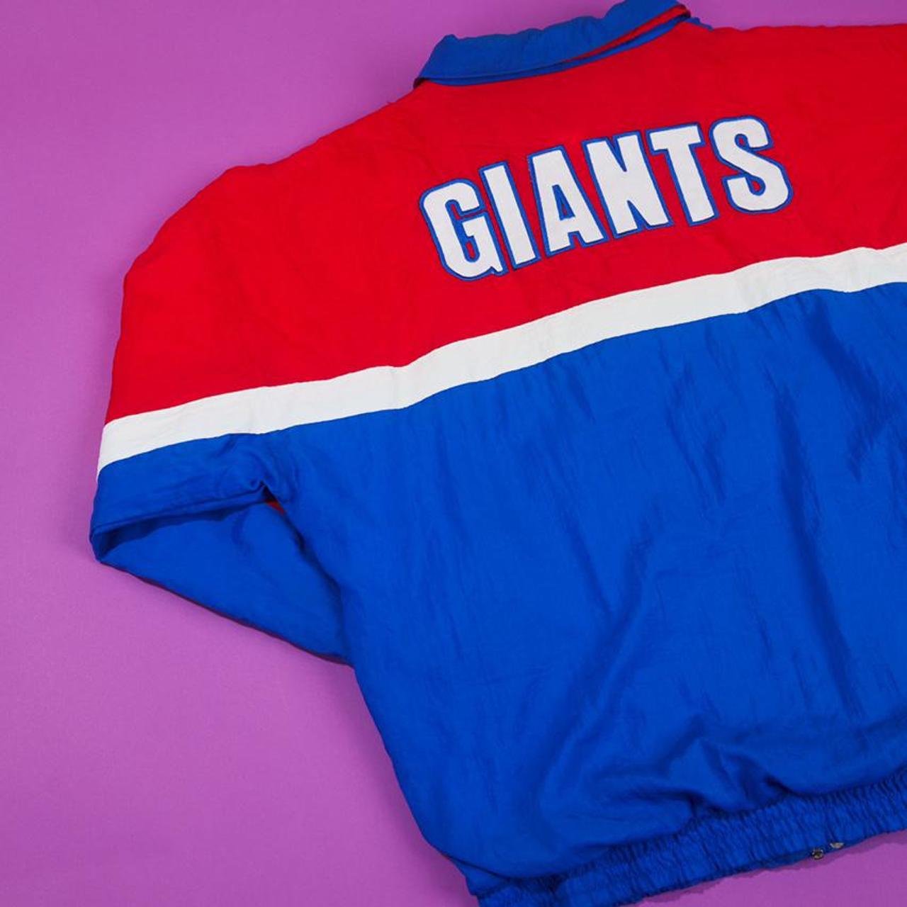 Early 90s New York Giants vintage winter jacket, one - Depop