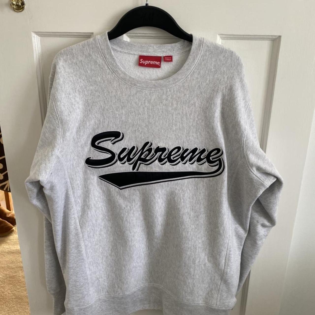 Supreme Brush Script Crewneck Size Large Never... - Depop