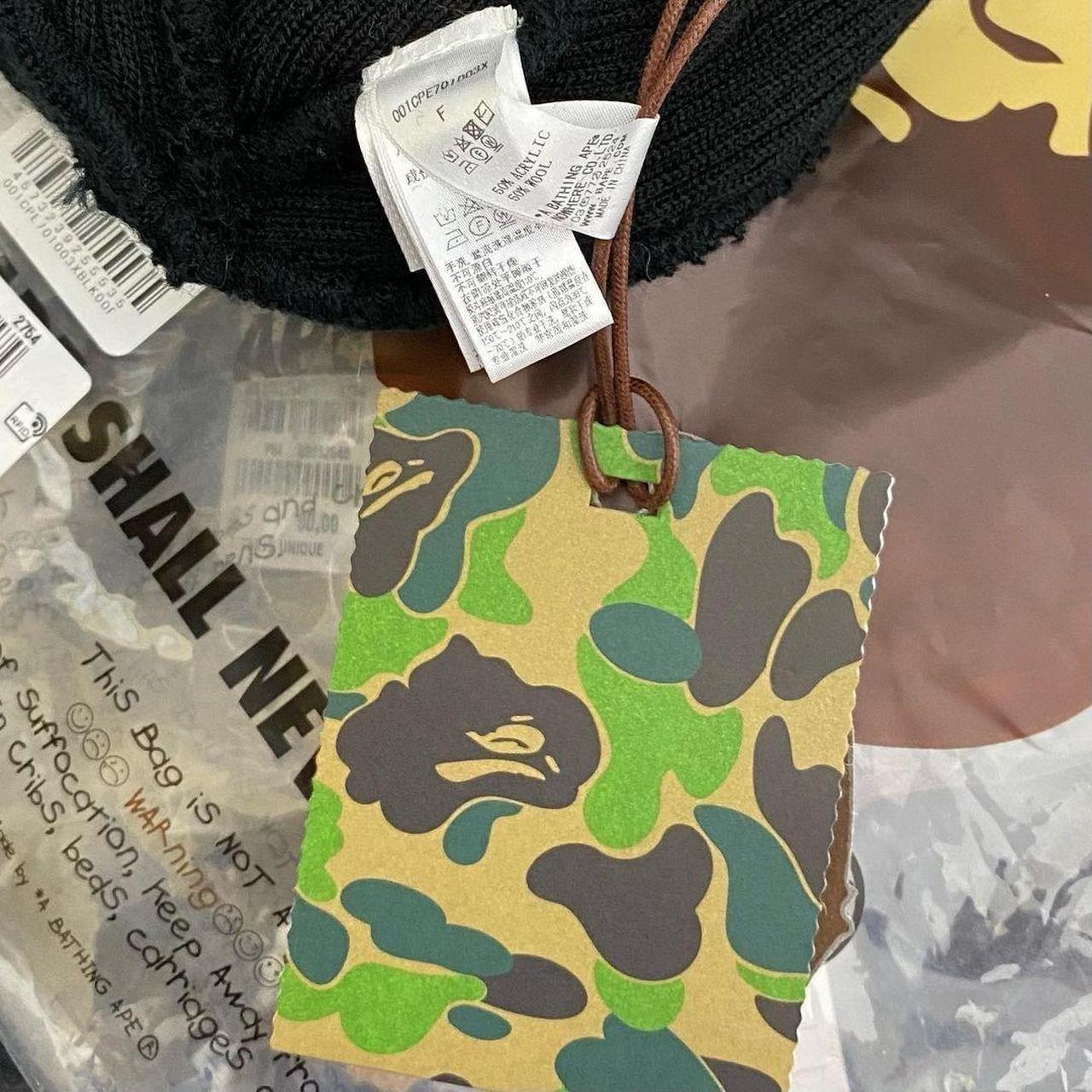 BAPE A BATHING APE Beanie Big Bape head... - Depop