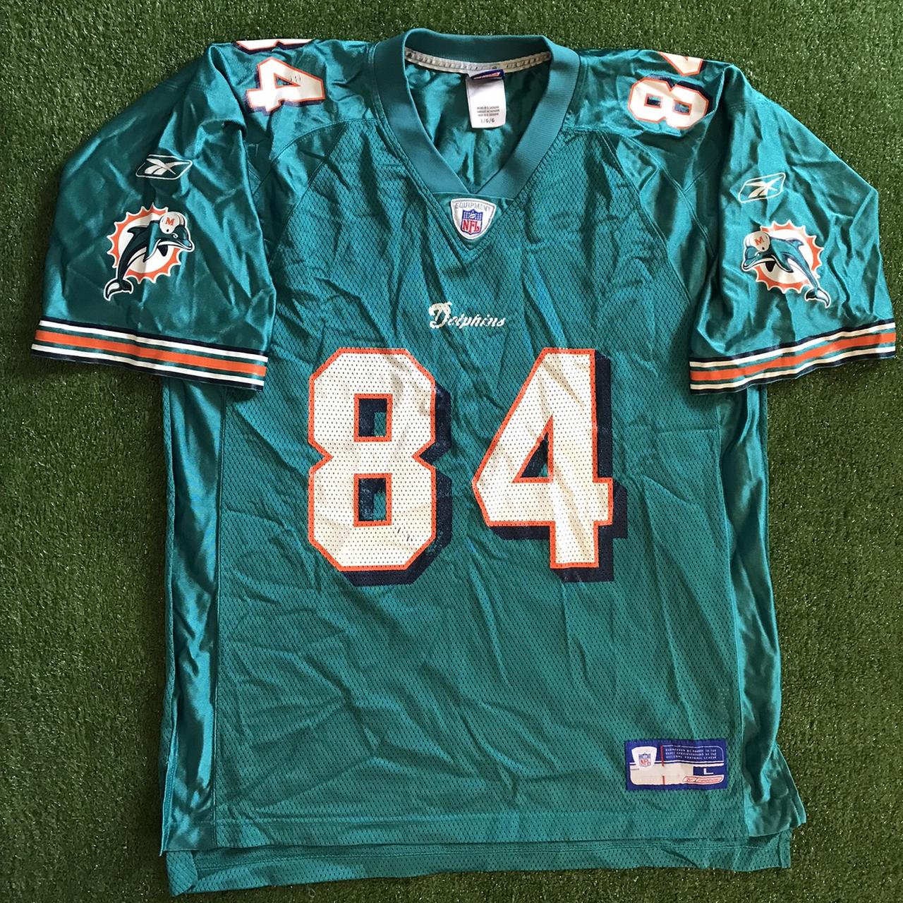 Vintage Chris Chambers Miami Dolphins NFL Reebok - Depop