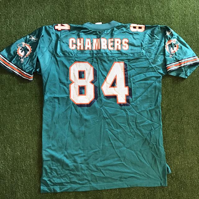 Vintage Chris Chambers Miami Dolphins NFL Reebok - Depop