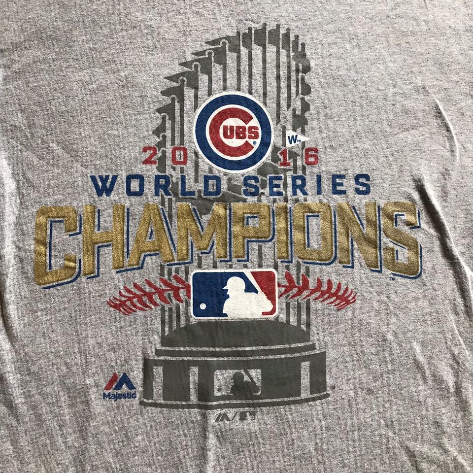 Chicago Cubs 2016 World Series Champions Graphic - Depop