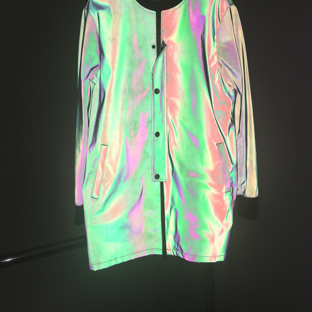 Adidas on sale holographic windbreaker