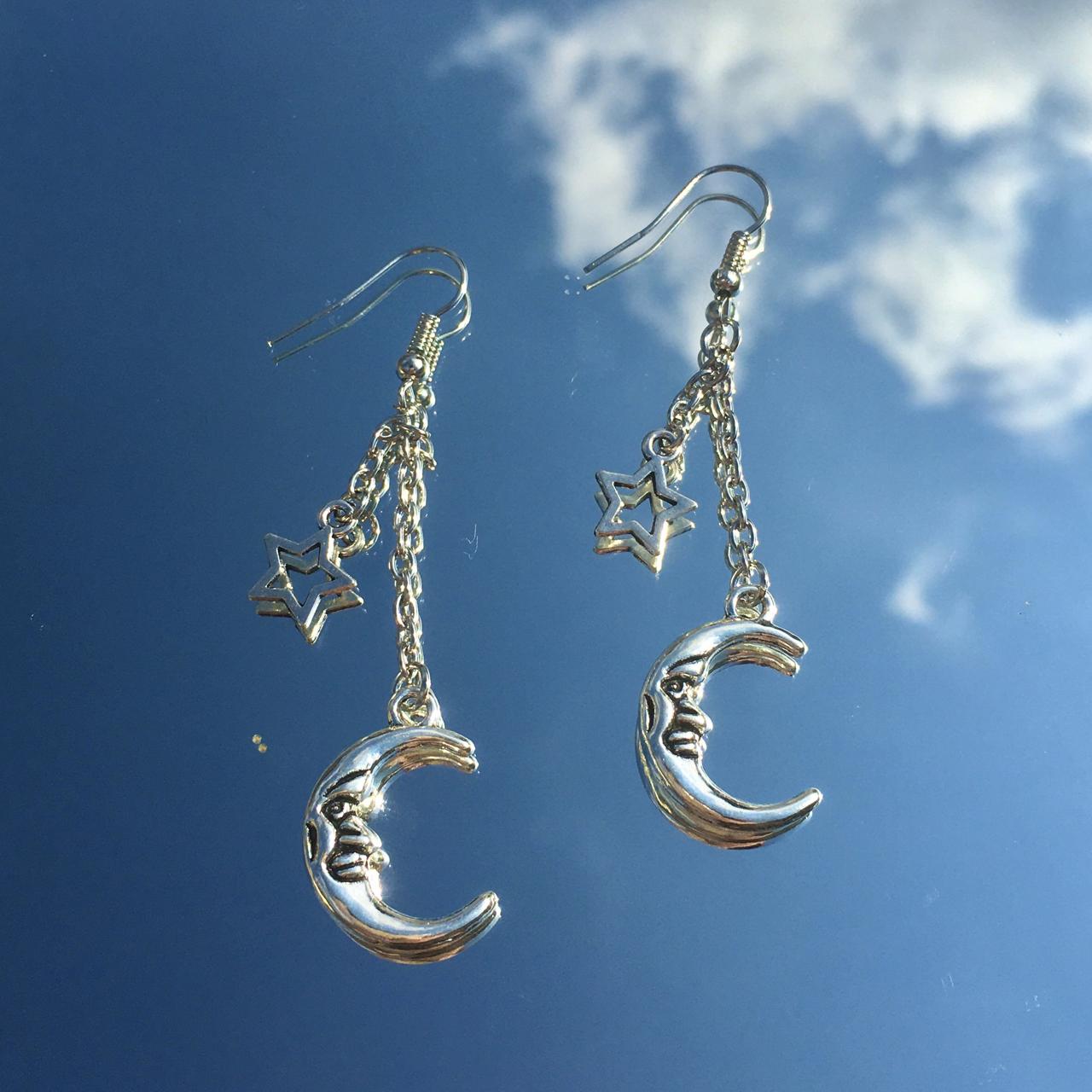 Precious Moon Earrings 🌙 •perfect Accessory For - Depop