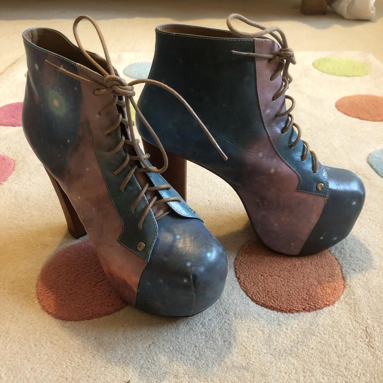 GENUINE Jeffrey Campbell lita shoes amazing galaxy