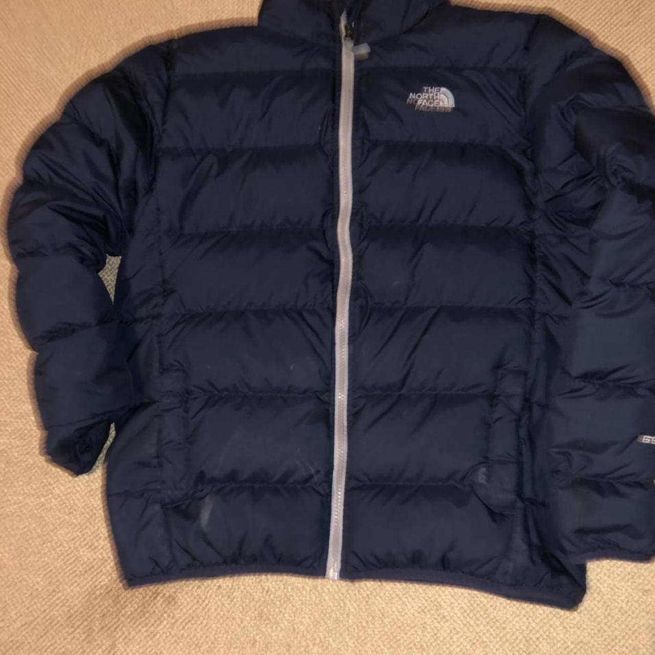 Navy blue north face puffa really comfy and great... - Depop